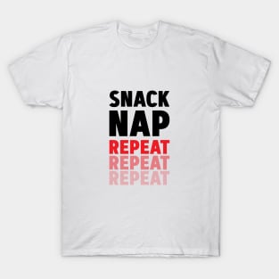 Snack, Nap, Repeat | Coronavirus T-Shirt